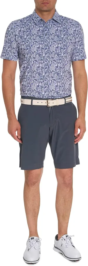 Robert Graham Men's Retro Club Short-Sleeve Knit Polo