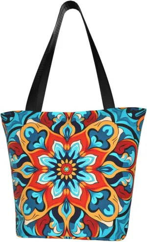 Round Colorful Petals Women's Fashion Single Shoulder Handbags, Suitable for Weekend Travel Shopping Single Shoulder Bag Crossbody Shoulder Bag