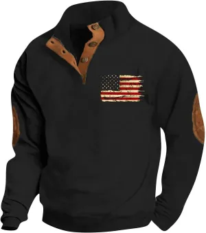 RTTUIOP Men's Henley Pullover V Neck Sweatshirts Long Sleeve Shirts Fashion Casual Loose Fit Button Up Pullovers Sweaters