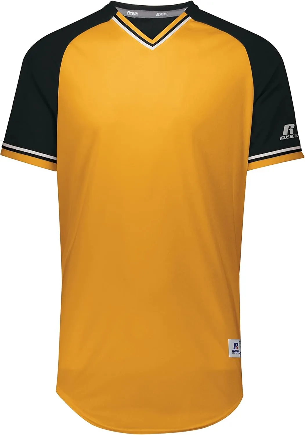Russell Athletic Boys' Youth Classic V-Neck Jersey, Moisture-Wicking, Comfortable Fit