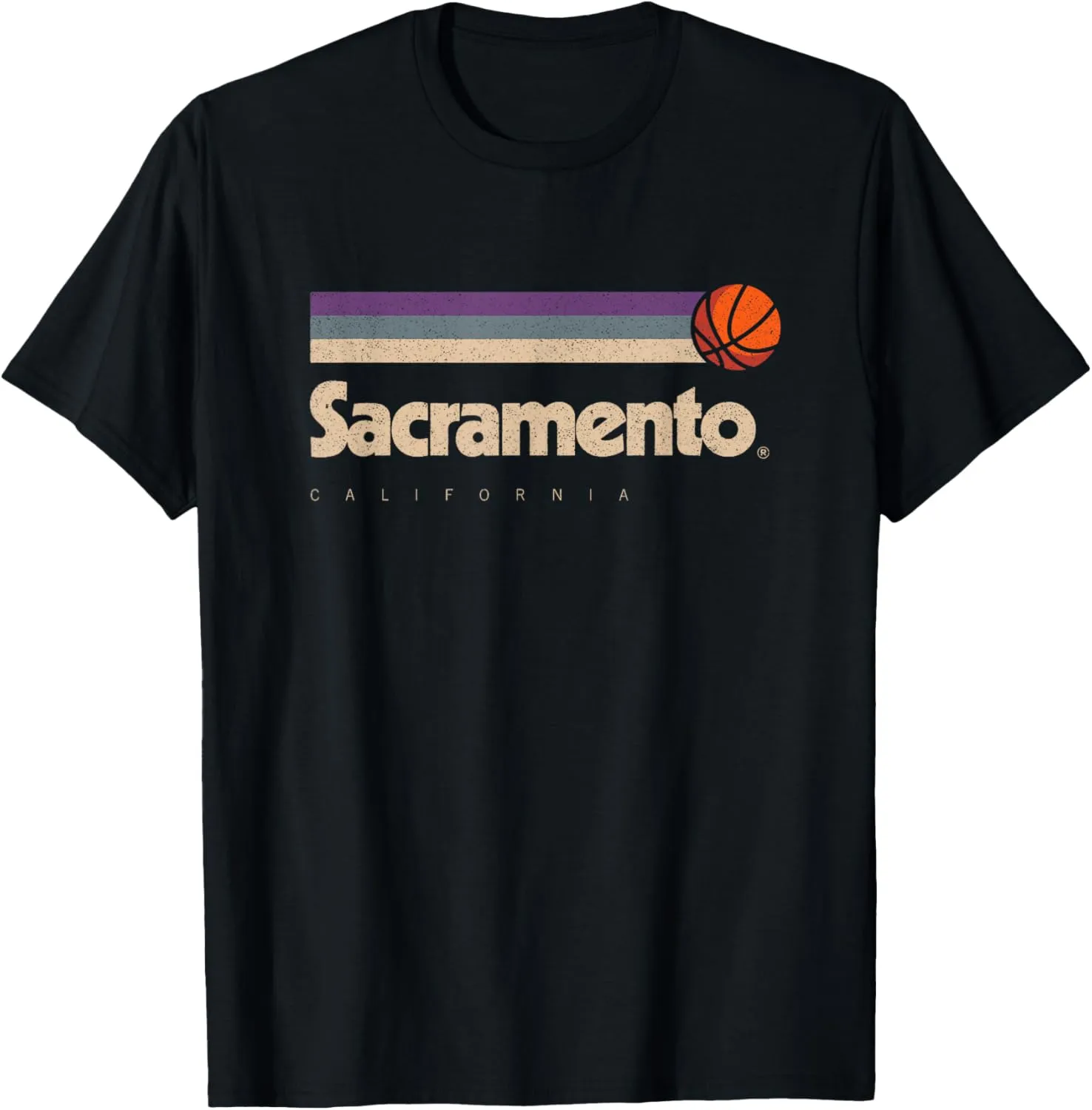 Sacramento Basketball B-Ball City California Sacramento T-Shirt