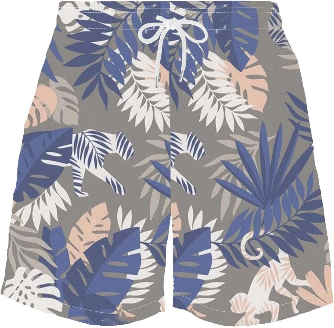 Sets for Men Summer Digital Print Drawstring Tie Elastic Waist Casual Fashion Beach Shorts Beach Shorts Swim Mens