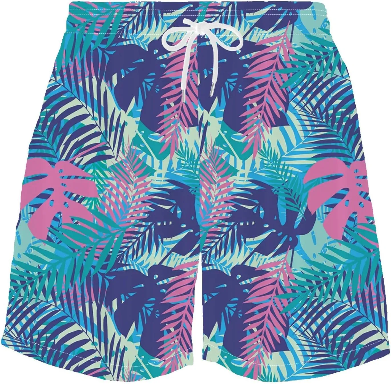Sets for Men Summer Digital Print Drawstring Tie Elastic Waist Casual Fashion Beach Shorts Beach Shorts Swim Mens