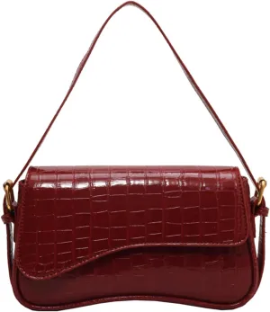 Shoulder Bag for Women, Black Y2k Trendy Purse Women's Crossbody Handbags With 2 Removable Strap