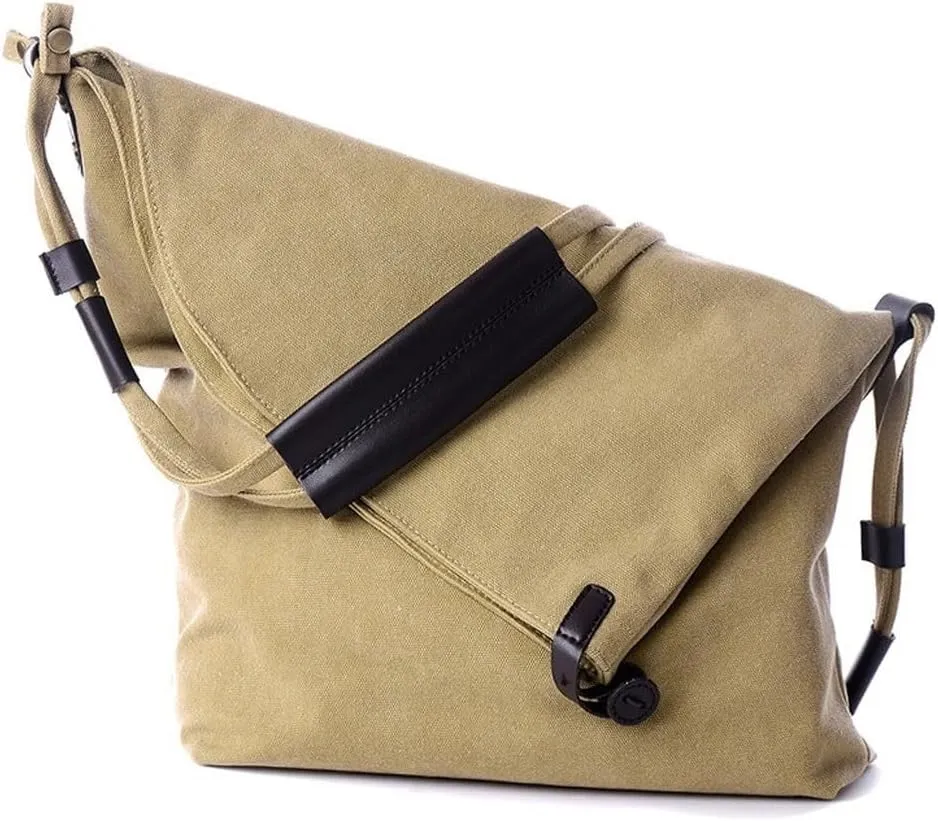 Shoulder Bag High Capacity Leisure Canvas Shoulder Bags for Women Stylish Crossbody Handbags for Travel and Daily Use(Beige)