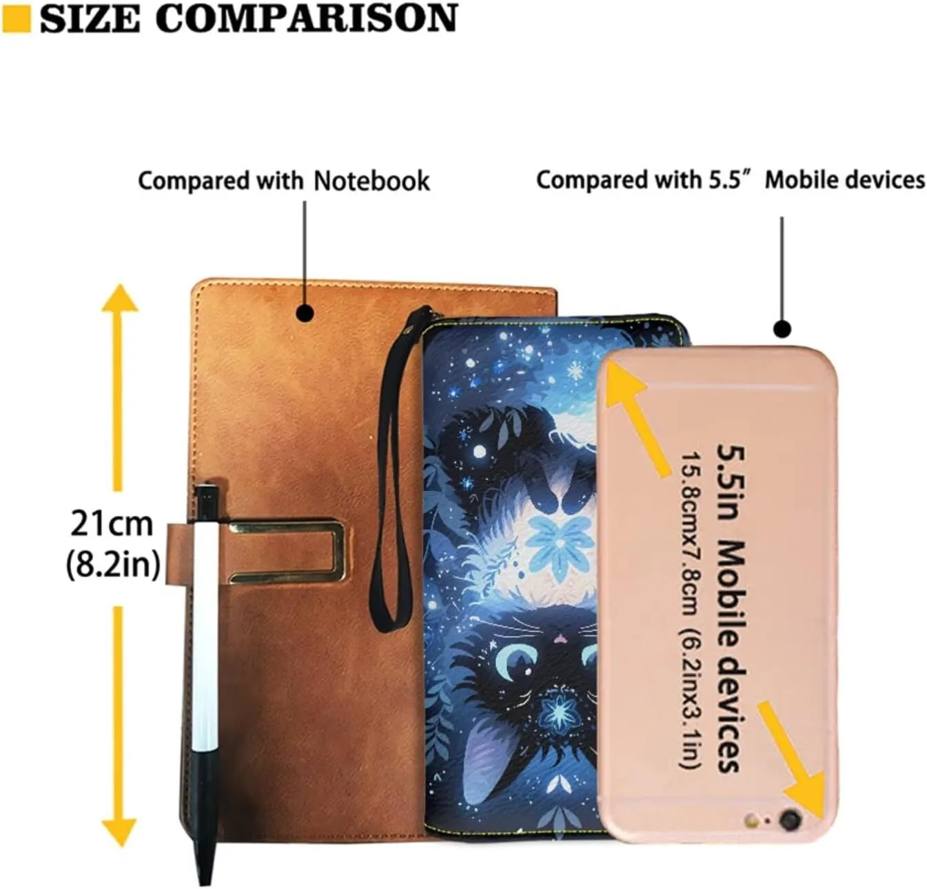 Shoulder Wallet 2Pcs, Leather Shoulder Bags & Belt Wallet with Ribbon Set of 2 Lightweight for Travel & Shopping
