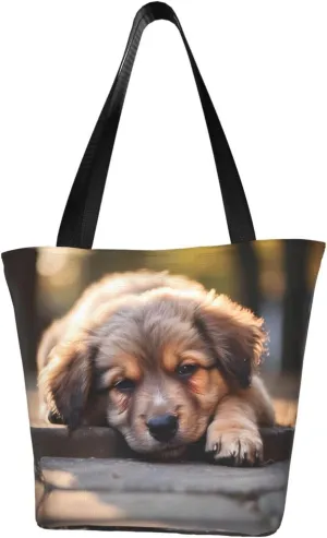 Sleeping Puppies Women's Fashion Single Shoulder Handbags, Suitable for Weekend Travel Shopping Single Shoulder Bag Crossbody Shoulder Bag