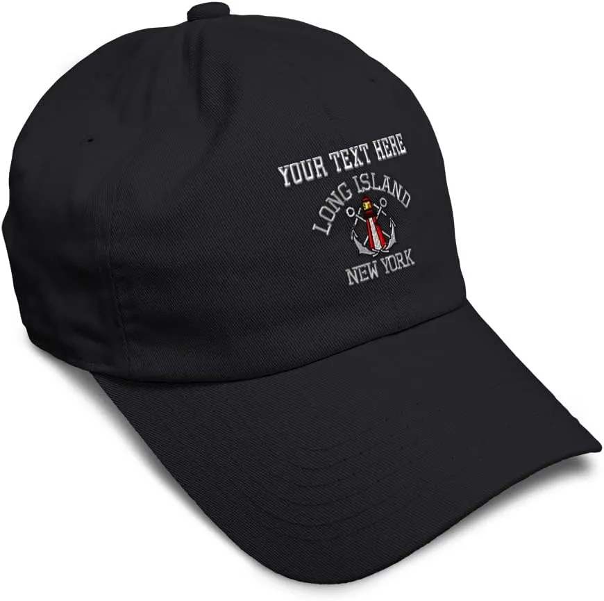Soft Baseball Cap Lighthouse Long Island New York Lighthouses Sea Cotton Country Dad Hats for Men & Women