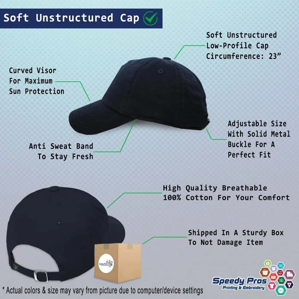 Soft Baseball Cap Wheel Anchor Rope Embroidery Symbols Wheel Anchor Rope Cotton Dad Hats for Men & Women