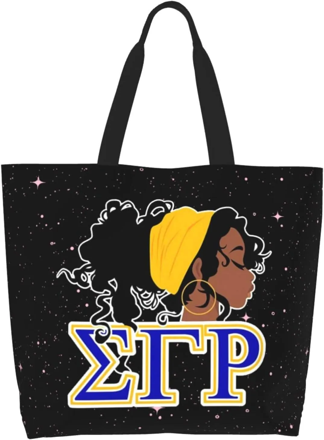 Sorority Tote Bag Sorority Gifts for Women 1922 Reusable Fashion Beach Bag Large Shoulder Shopping Bag