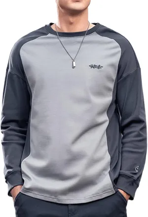 Striped Long Sleeved T-Shirt for Men Spring Casual T-Shirt for Men Retro Autumn Pullover Stripe tee Shirt