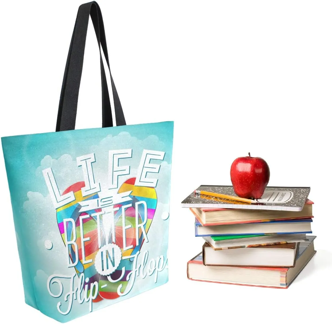 Stylish Print Extra Large Shoulder Tote Bag for Beach Travel Weekender Gym Grocery Shopping…