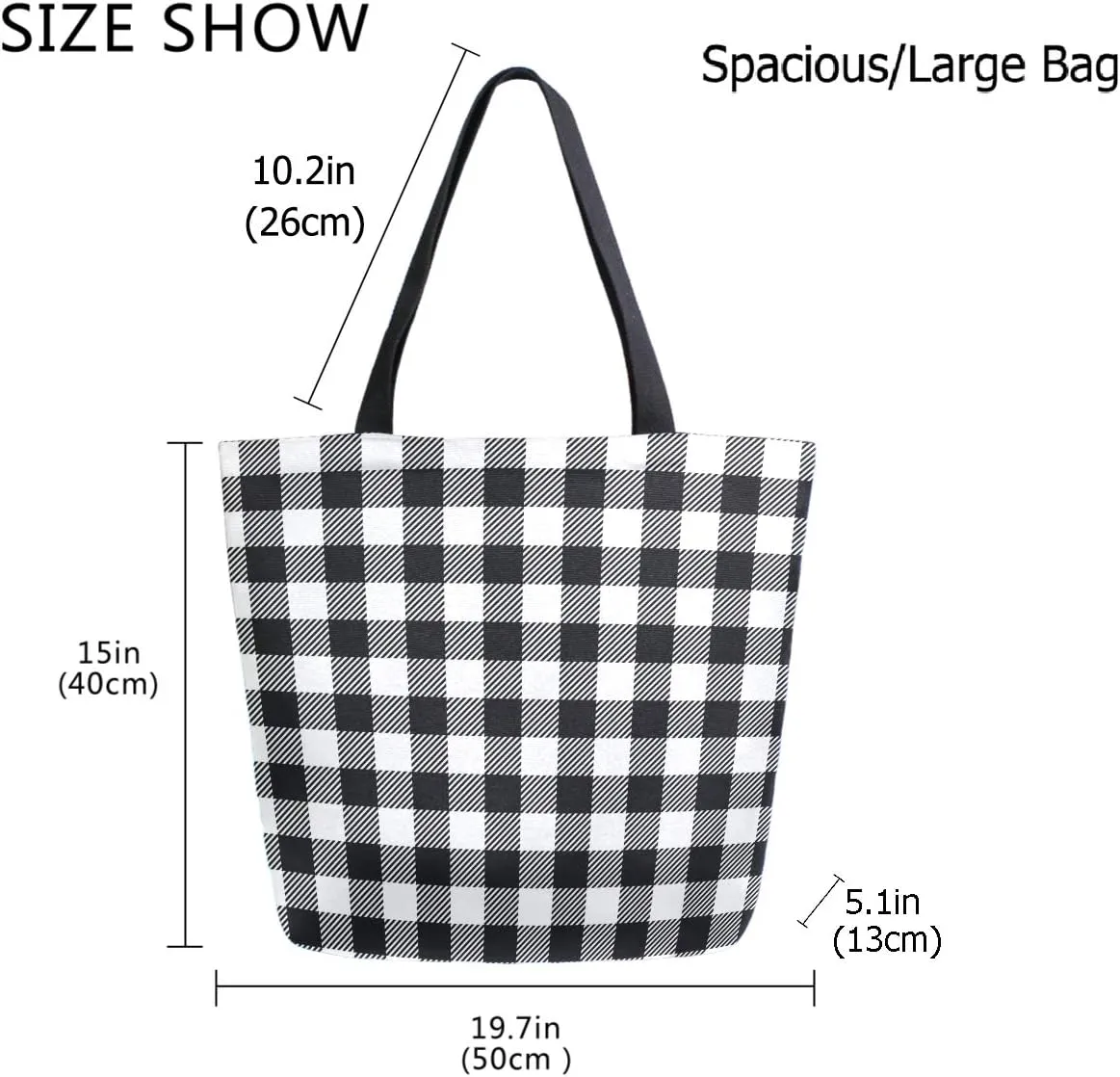 Stylish Print Extra Large Shoulder Tote Bag for Beach Travel Weekender Gym Grocery Shopping…
