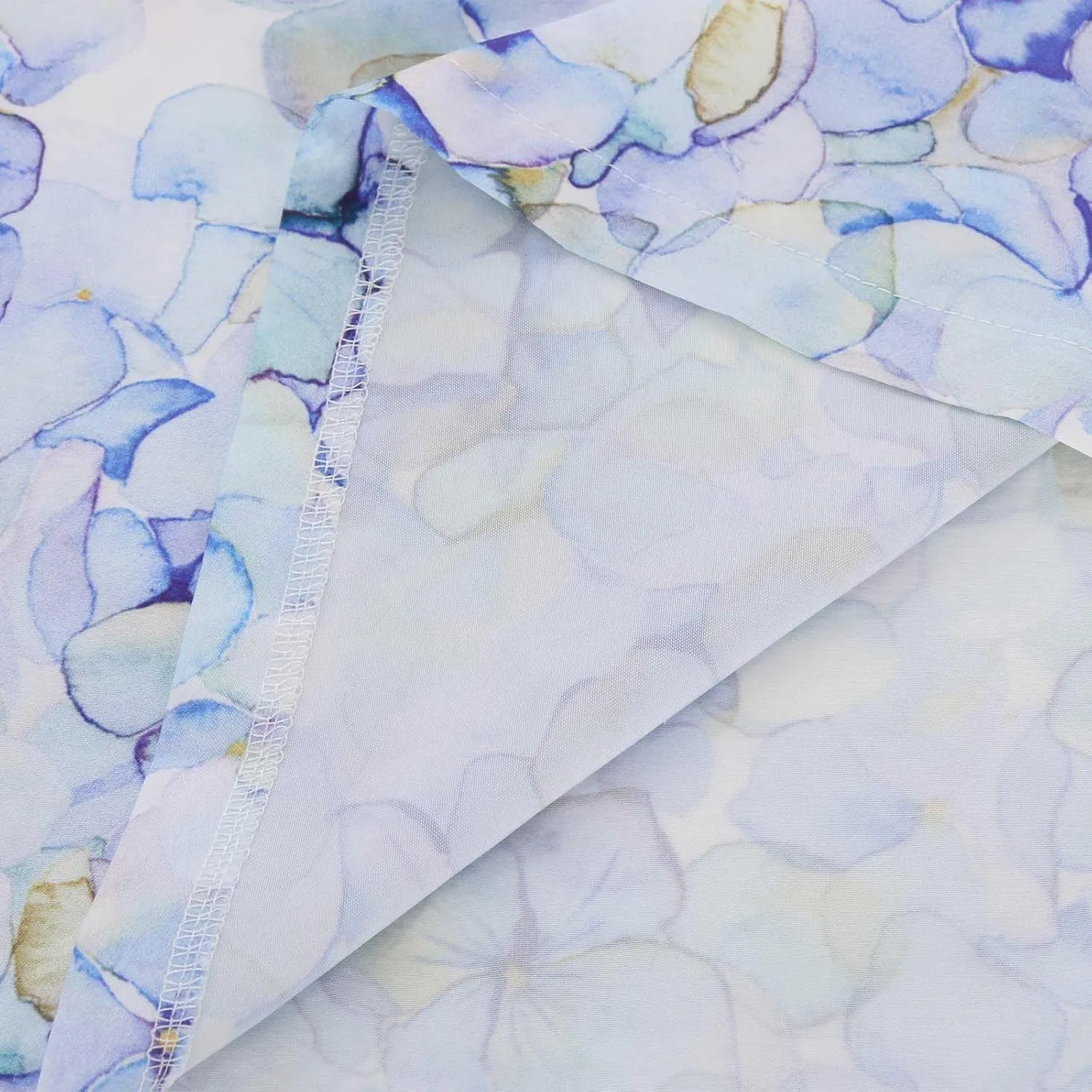 Summer Dresses for Women Short Sleeve Floral Print Boho Dress Flowy Elastic Waist Crewneck Beach Dress 2024