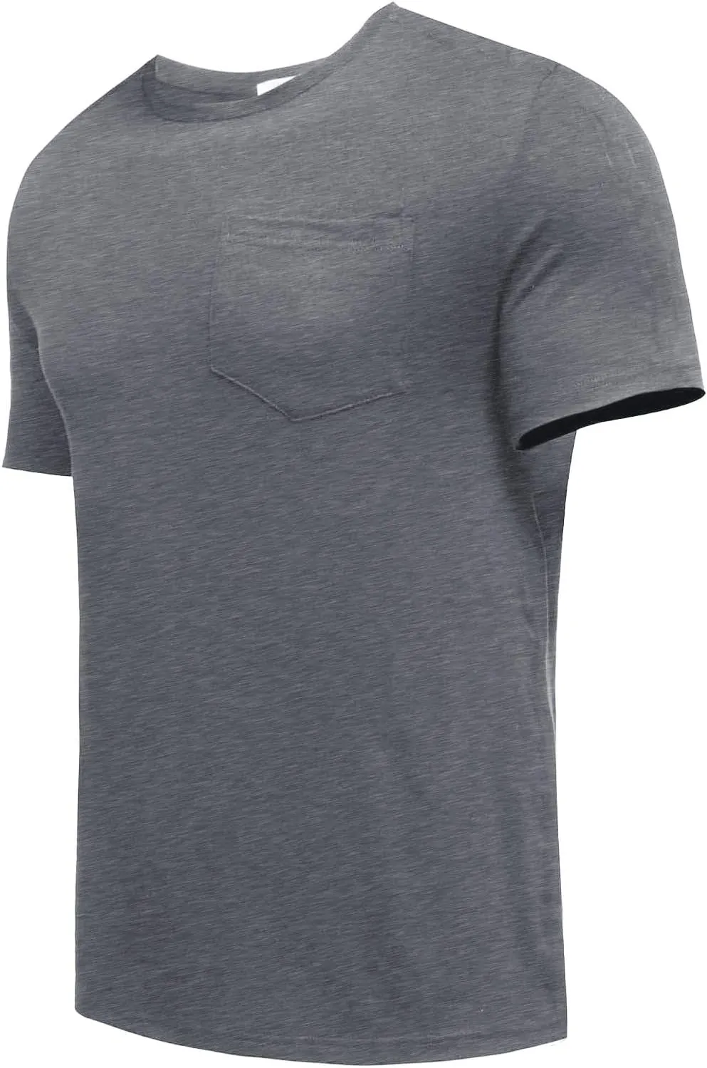 Summer Shirts for Men Solid Color Short Sleeve Crew Neck Comfortable Athletic Summer Comfy Fashion Trendy Tops