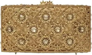 Sunflower Box Crystal Clutch Women Elegant Formal Wedding Bridal Evening Bags Flower Rhinestone Handbags Purse