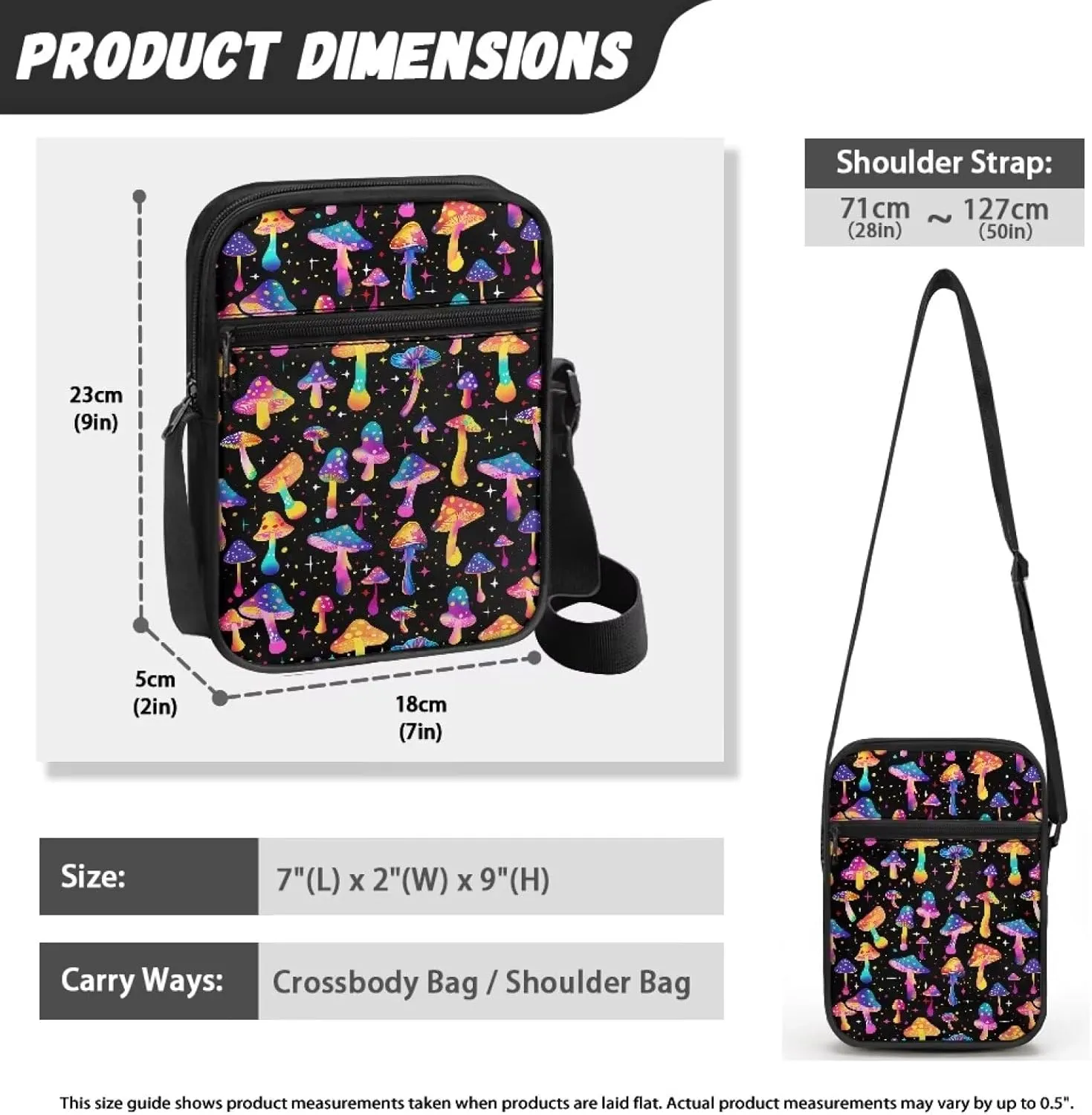 Suobstales Crossbody Bags for Women Shoulder Bag Cell Phone Pouch with Adjustable Strap, Small Messenger Bag Casual Purse
