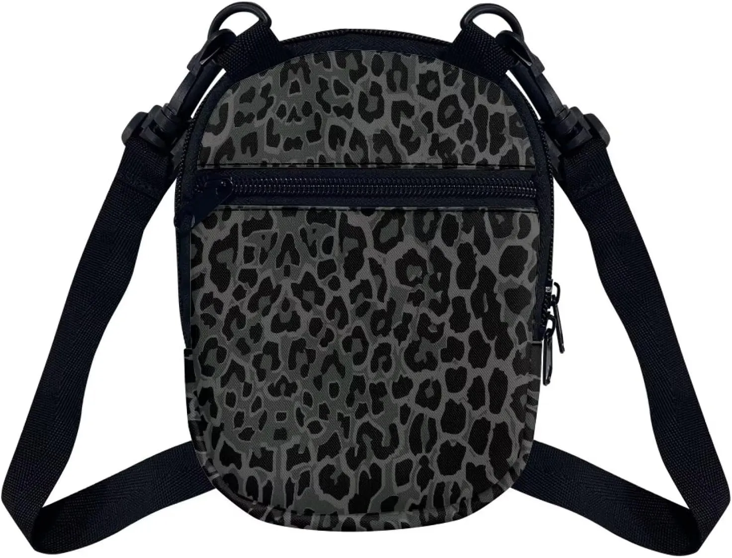 Suobstales Messenger Bag for Women Crossbody Zipper Bag with Adjustable Strap Portable Phone Purse Shoulder Handbag