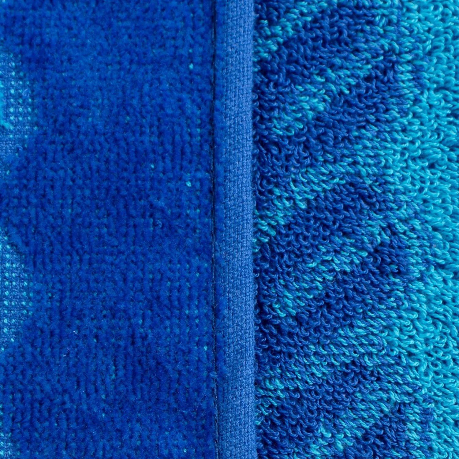 Superior Cotton Beach Towels, Nautical Towel for Kids, Adults, Pool, Swimming, Travel, Vacation, Quick Dry, Shower, Bathroom, Home Basics, Fisherman Anchor Collection, 34" x 64", Blue/Teal, 2 Piece