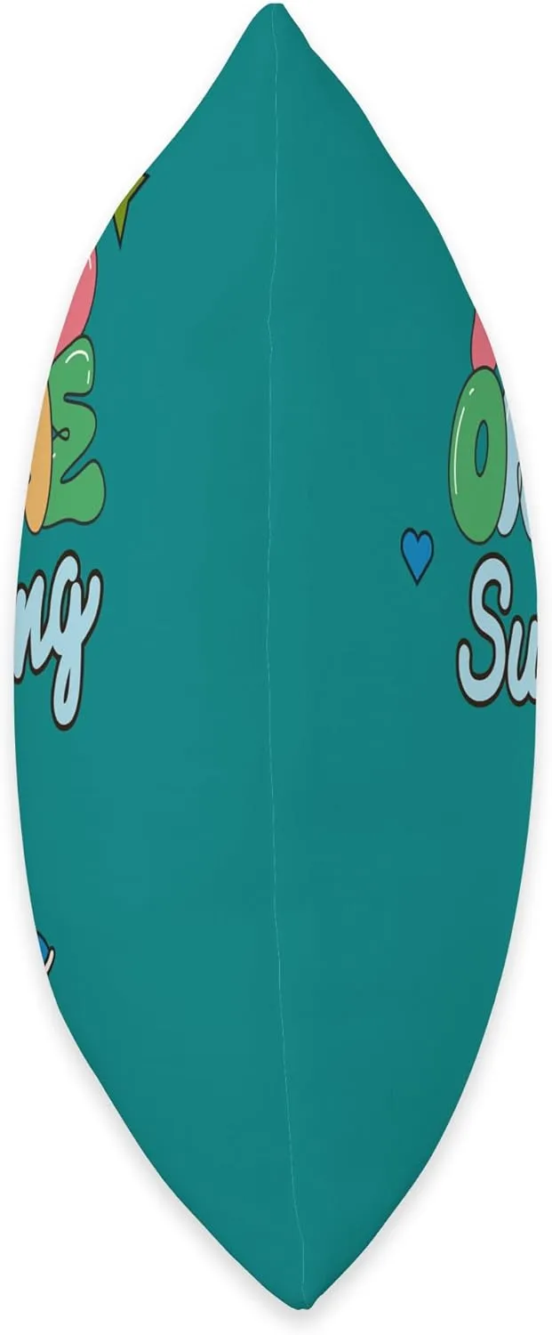 Surfing Waves Ocean Beach Ride Surfboard Sunset Throw Pillow