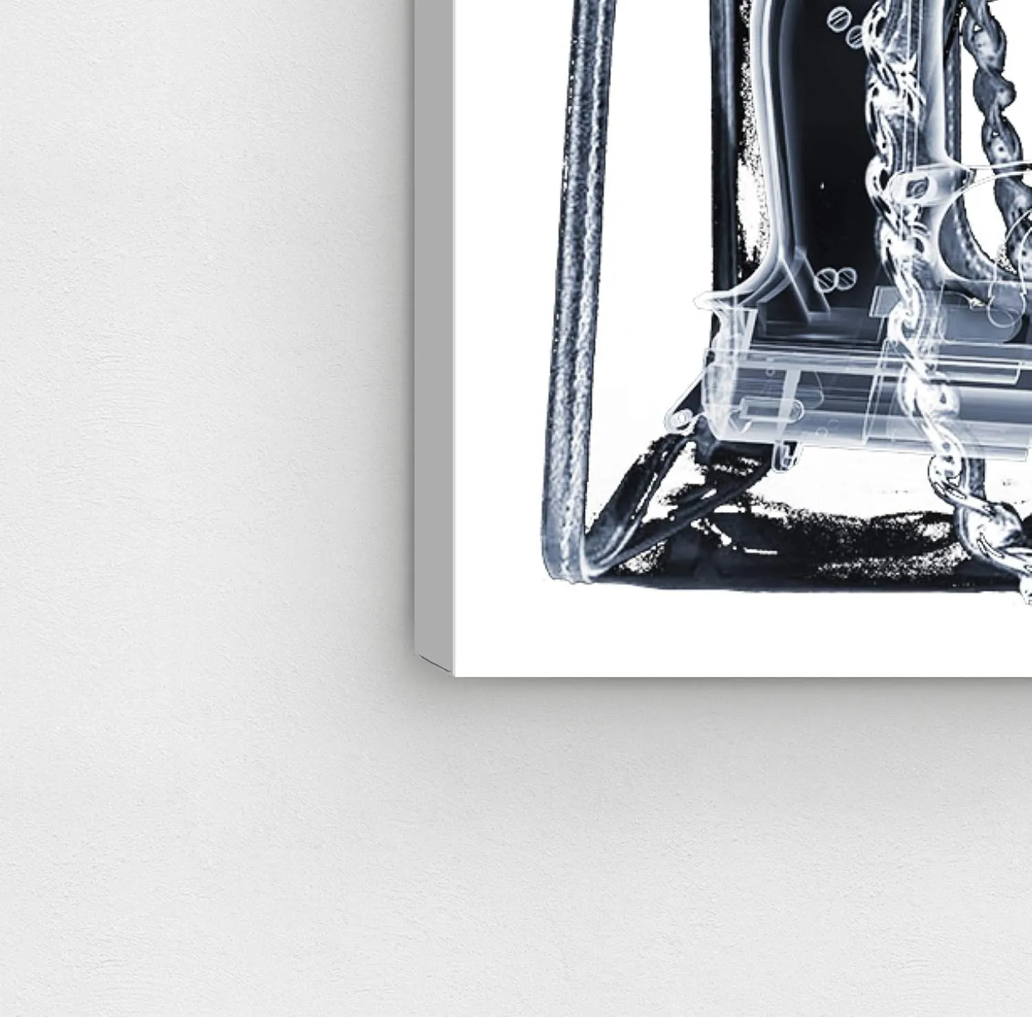 The Oliver Gal Artist Co. Fashion and Glam Wall Art Canvas Prints 'Coveted Spy Bag Mirror'