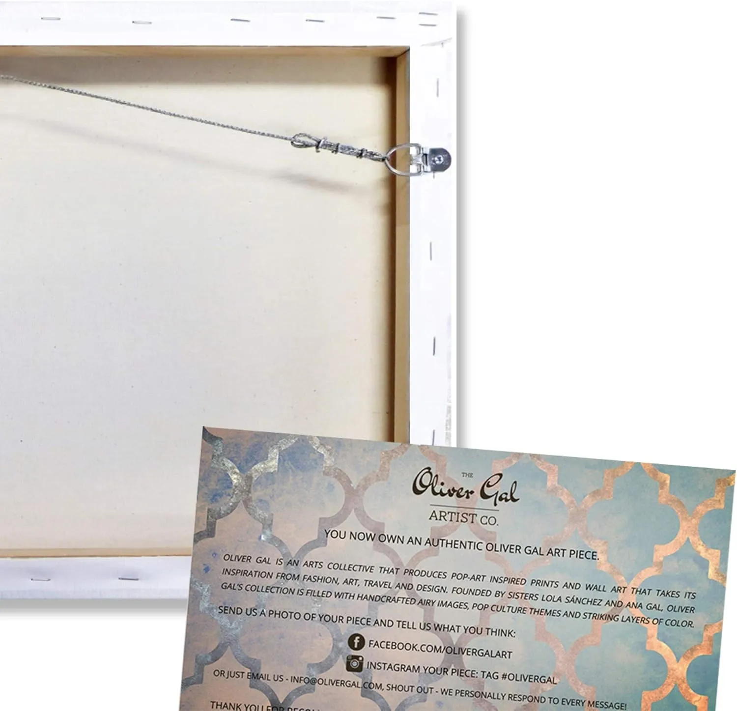 The Oliver Gal Artist Co. Fashion and Glam Wall Art Canvas Prints 'Eyes and Rhinestones Blue Silver' Mascara Home Décor, 12 in x 12 in, Gray, White