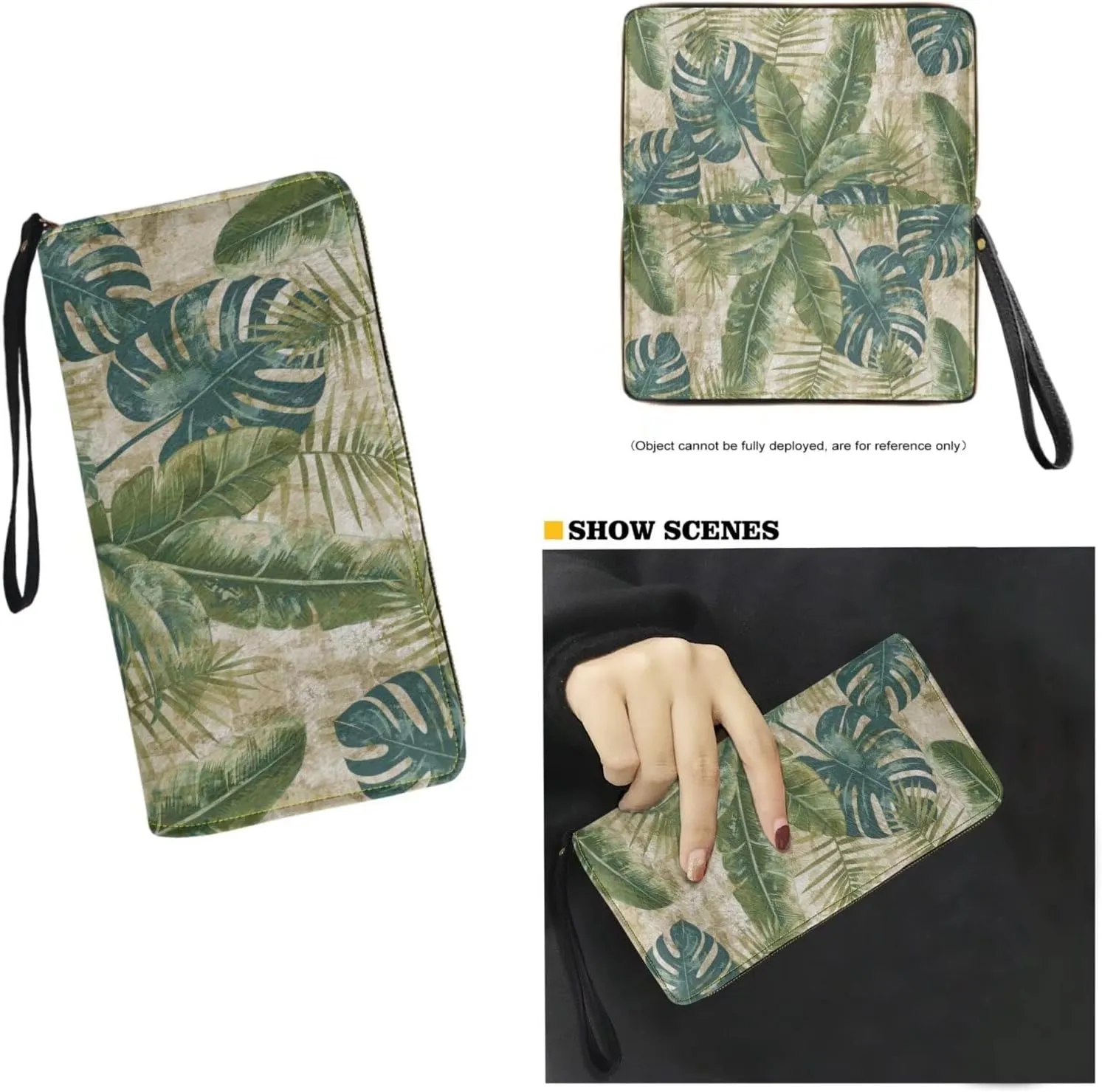 Tote Bag and Wallet Set for Women Handbags with Matching Wallets Satchel Purse 2PCS Clutch Purse for Outdoor