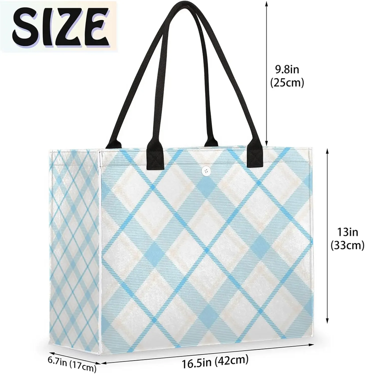Tote Bag for Women Reusable Canvas Shoulder Bag