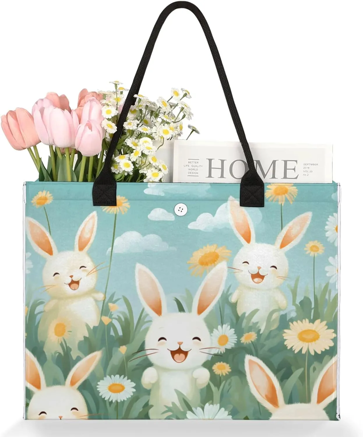 Tote Bag for Women Reusable Canvas Shoulder Bag