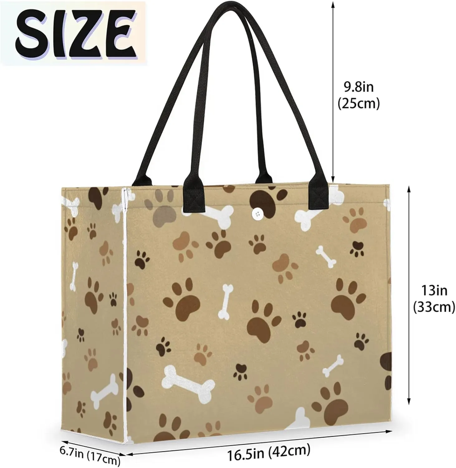 Tote Bag for Women Reusable Canvas Shoulder Bag