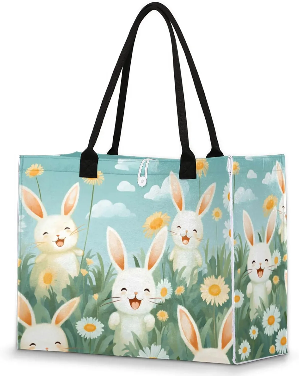 Tote Bag for Women Reusable Canvas Shoulder Bag