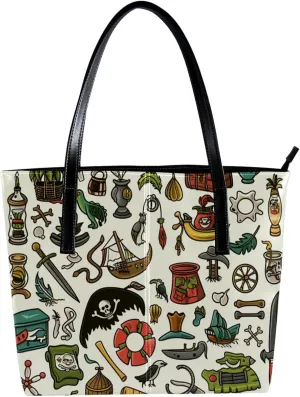 Tote Bags, Large Tote Bag, Women's Tote Handbags, Nautical Anchor Ocean Summer, Tote Bags for Women