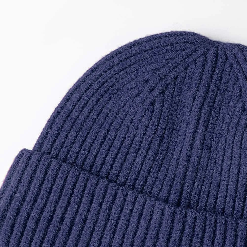 Trawler Beanie Watch Hat Roll up Edge,Winter Warm Knit Caps Fisherman Unisex