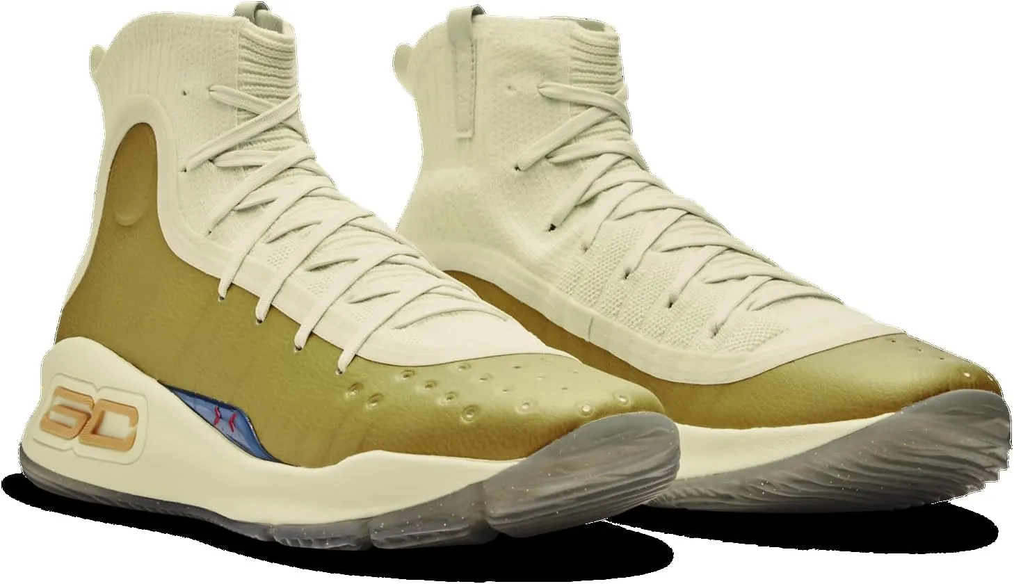Under Armour Curry 4 Retro - Men's (Gold/White)