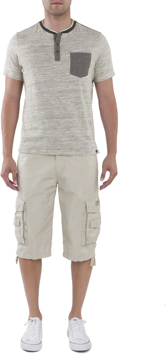Unionbay Men's Cordova Belted Messenger Cargo Short - Reg and Big and Tall Sizes