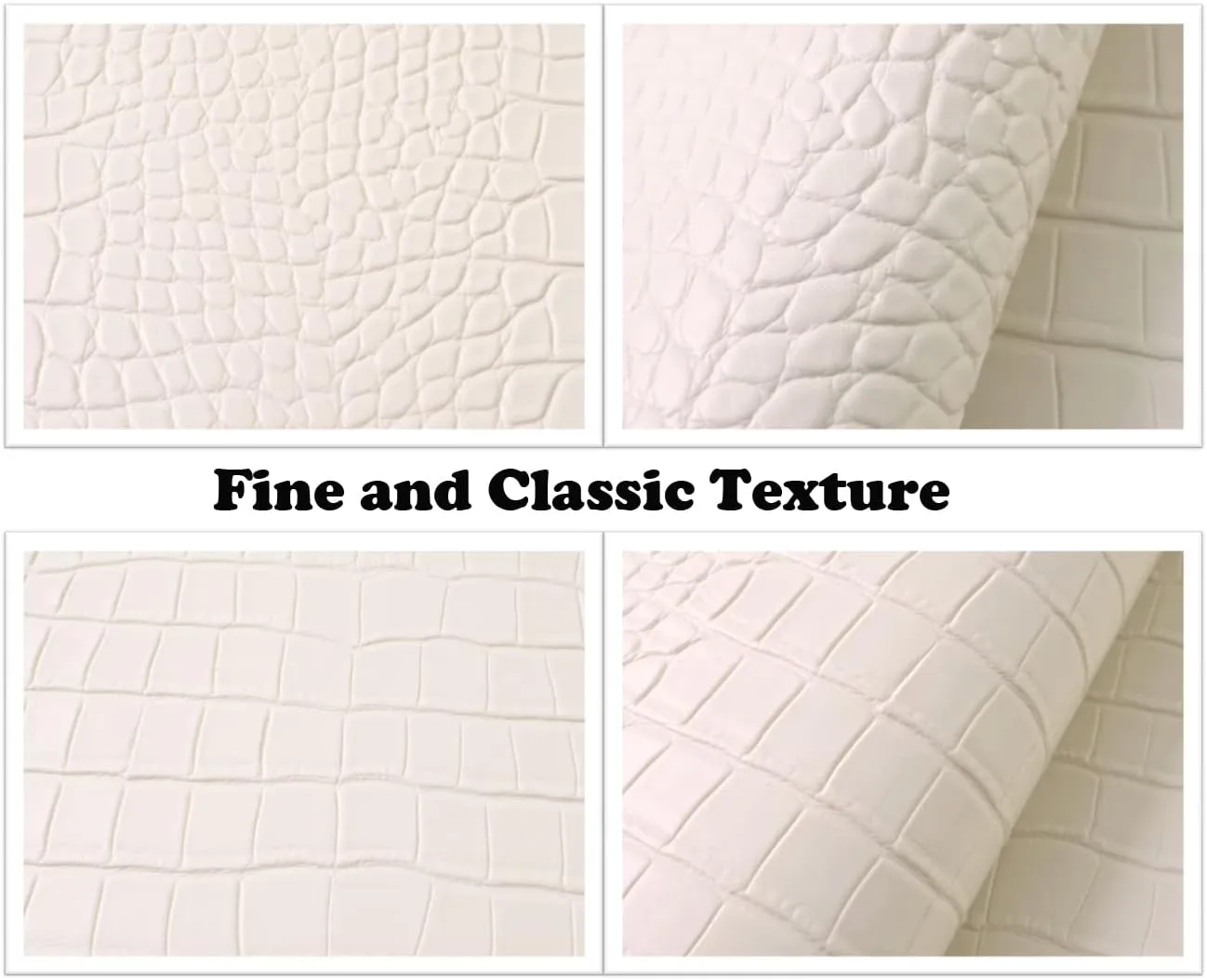 Wento Alligator Skin PU Leather Fabric Faux Leather Fabric Crocodile Fabric Leather Upholstery Fabric by The Yard