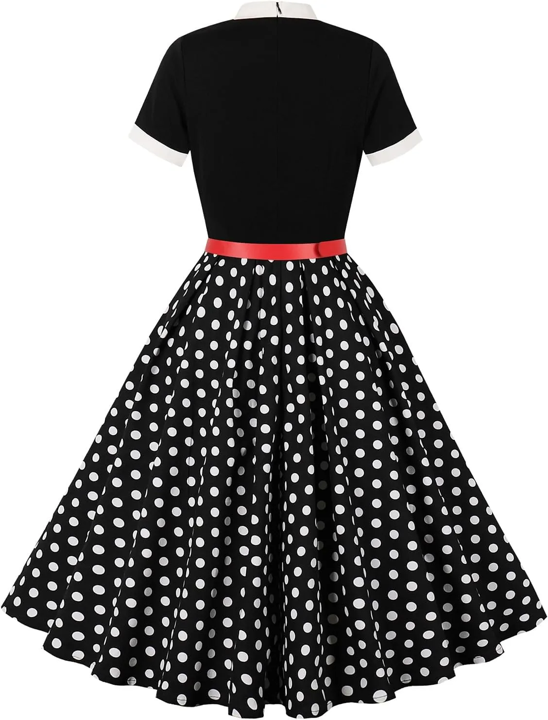 Women 1950s Vintage Floral Cocktail Swing Dress 50s Short Sleeve Audrey Hepburn Rockabilly Prom Dress A Line Tea Party Dress