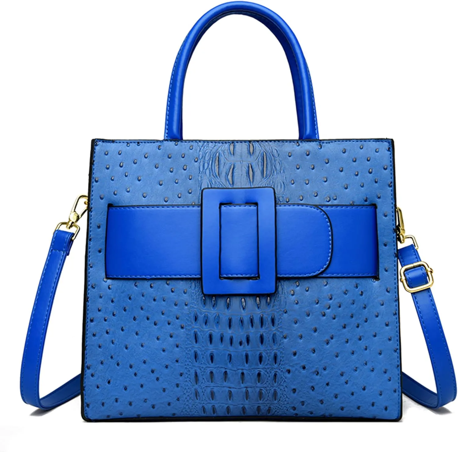 Women Alligator Handbags Women Large Capacity Top-Handle Tote Leather Shoulder Crossbody Bag