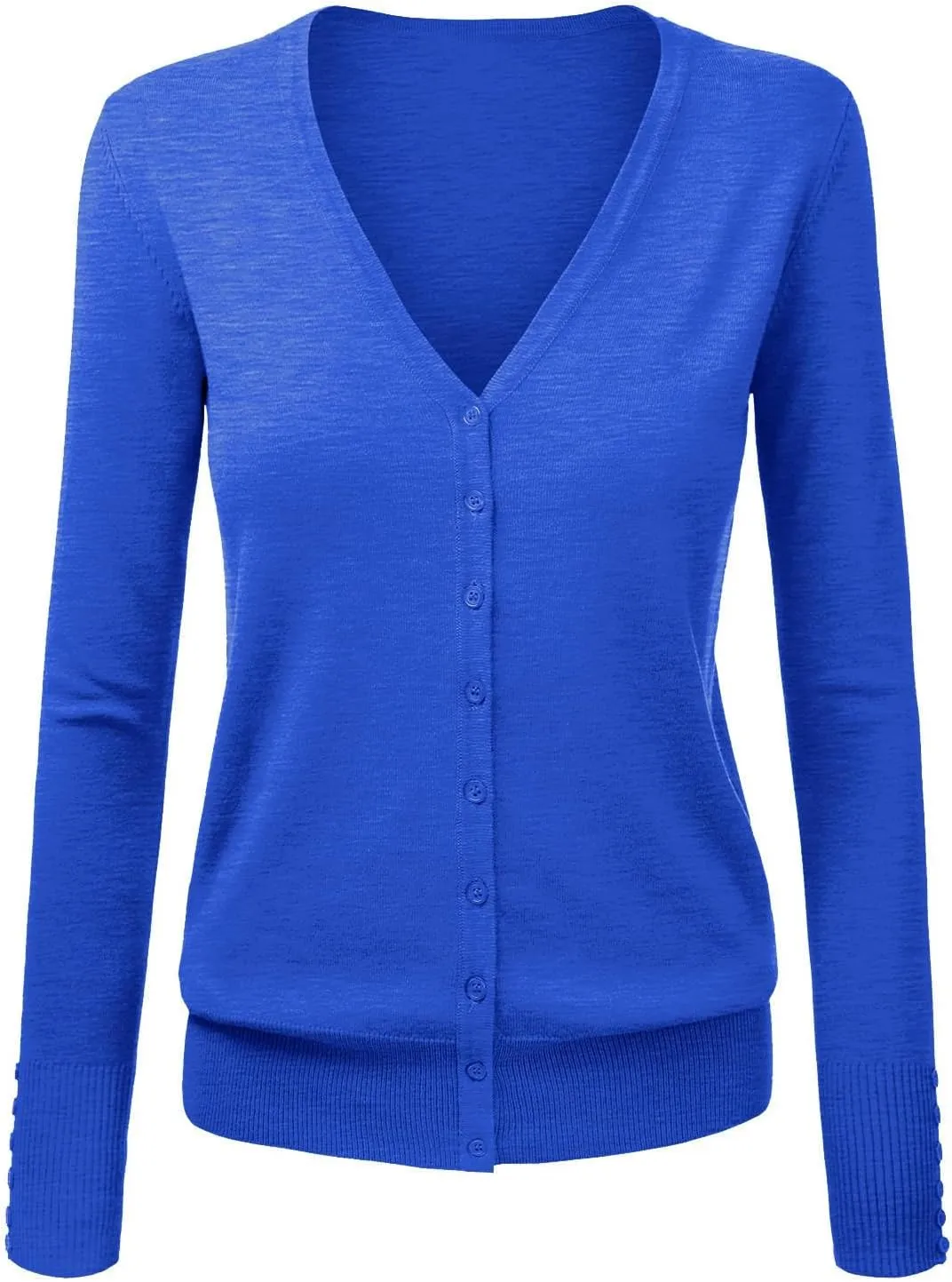 Women Cardigan 3/4 Sleeves Open Front Autumn and Winter Models of Classic Versatile Basic Women's Long Sleeve
