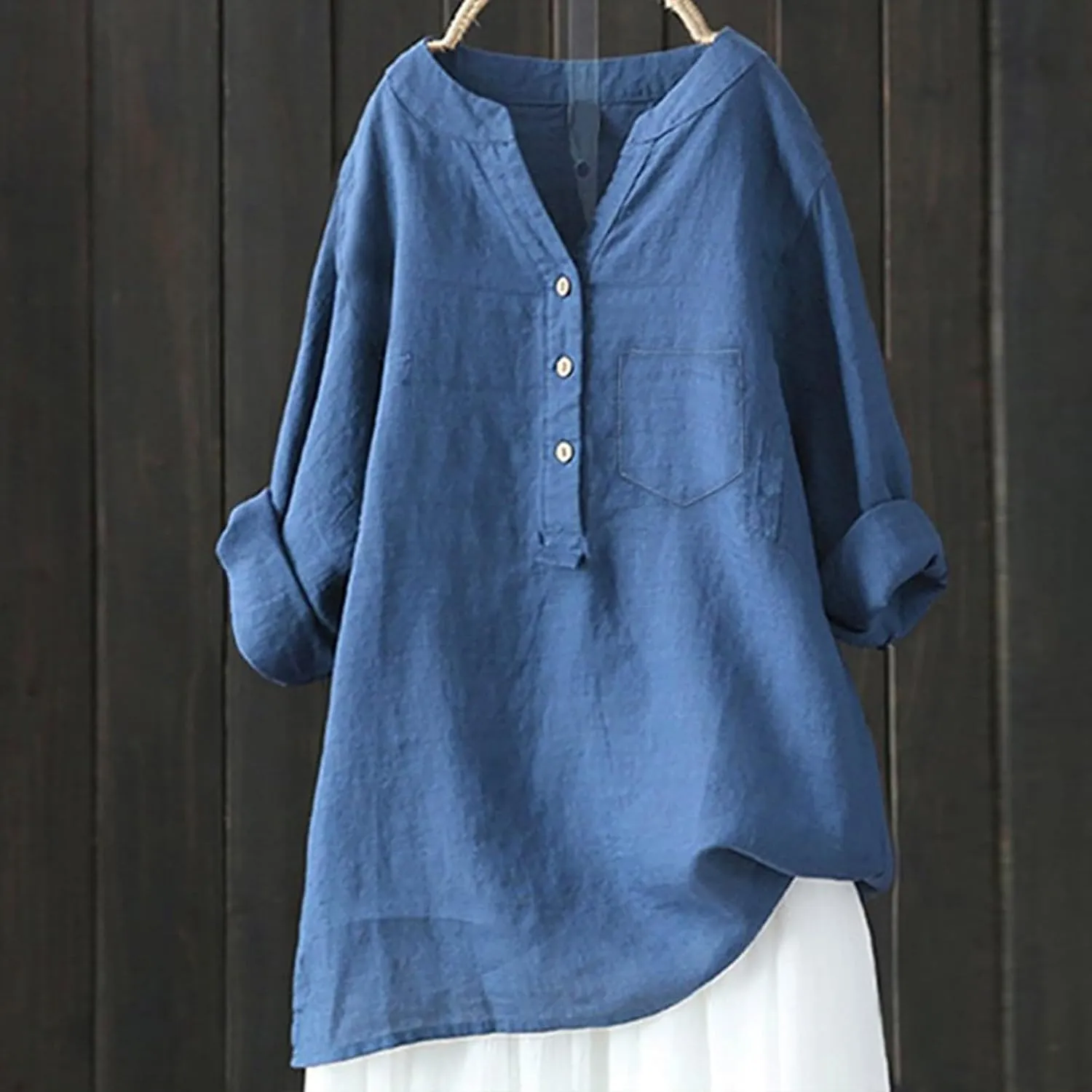Womens Button Down Shirt Linen Button Up Shirts Sleeve Collar Casual Women's Shirt Women's Shirt White Shirt Women