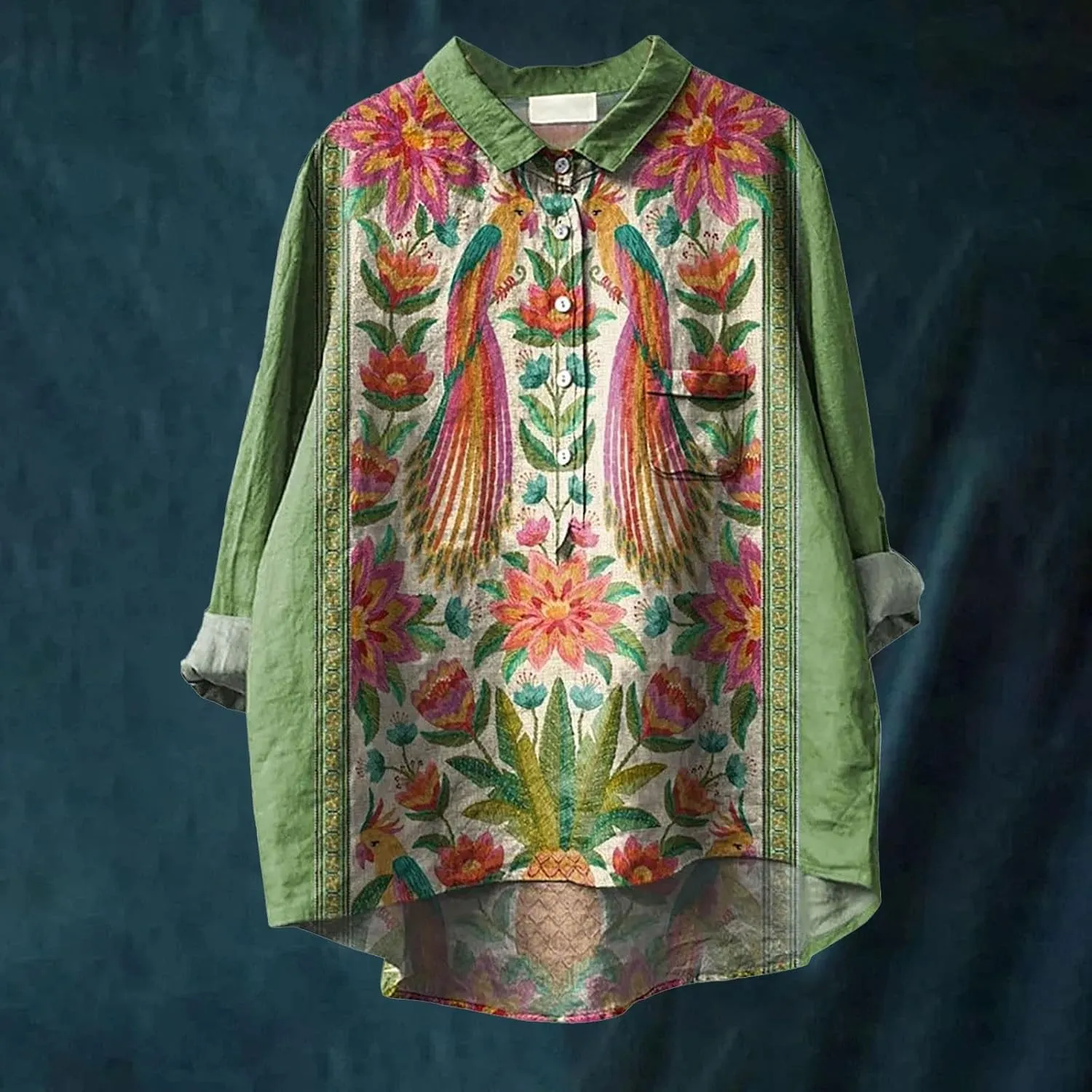 Womens Button Down Shirts Cotton Linen Shirt Fit Tee Tops Lapel Neck Button Blouses Long Sleeves Casual Women