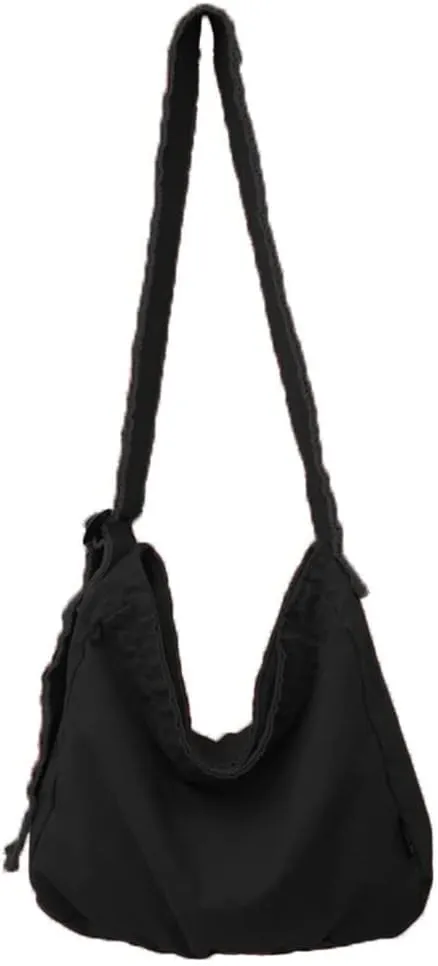 Womens Canvas Hobo Bags Large Shoulder Bags Casual Crossbody Bags Satchel Bag Messenger Bag for Shopping Traveling…