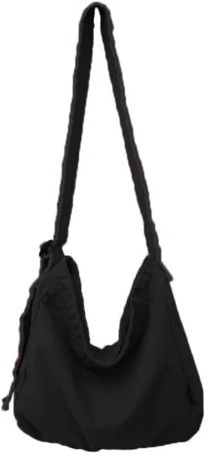 Womens Canvas Hobo Bags Large Shoulder Bags Casual Crossbody Bags Satchel Bag Messenger Bag for Shopping Traveling…