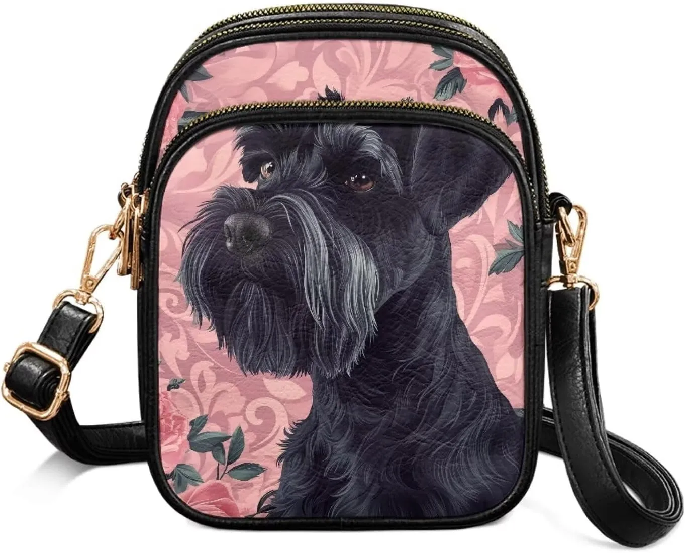 Womens Crossbody Bag Small Messenger Bag Crossbody Purse Cell Phone Bag Wallet Purses Adjustable Strap