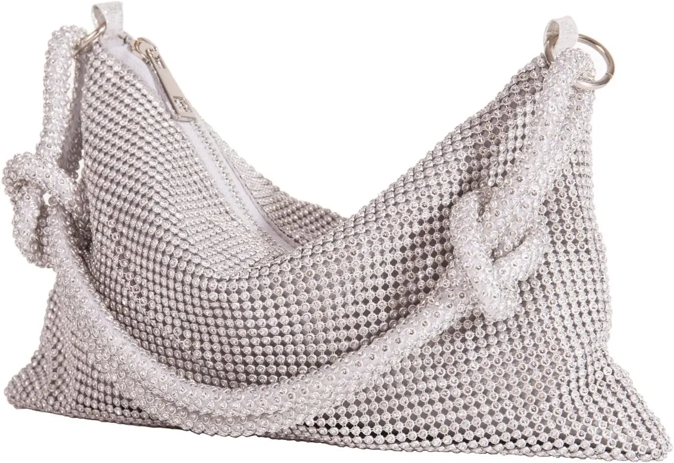 Women's Evening Bag Sparkly Rhinestone Purse Bling Chain Clutch Purse