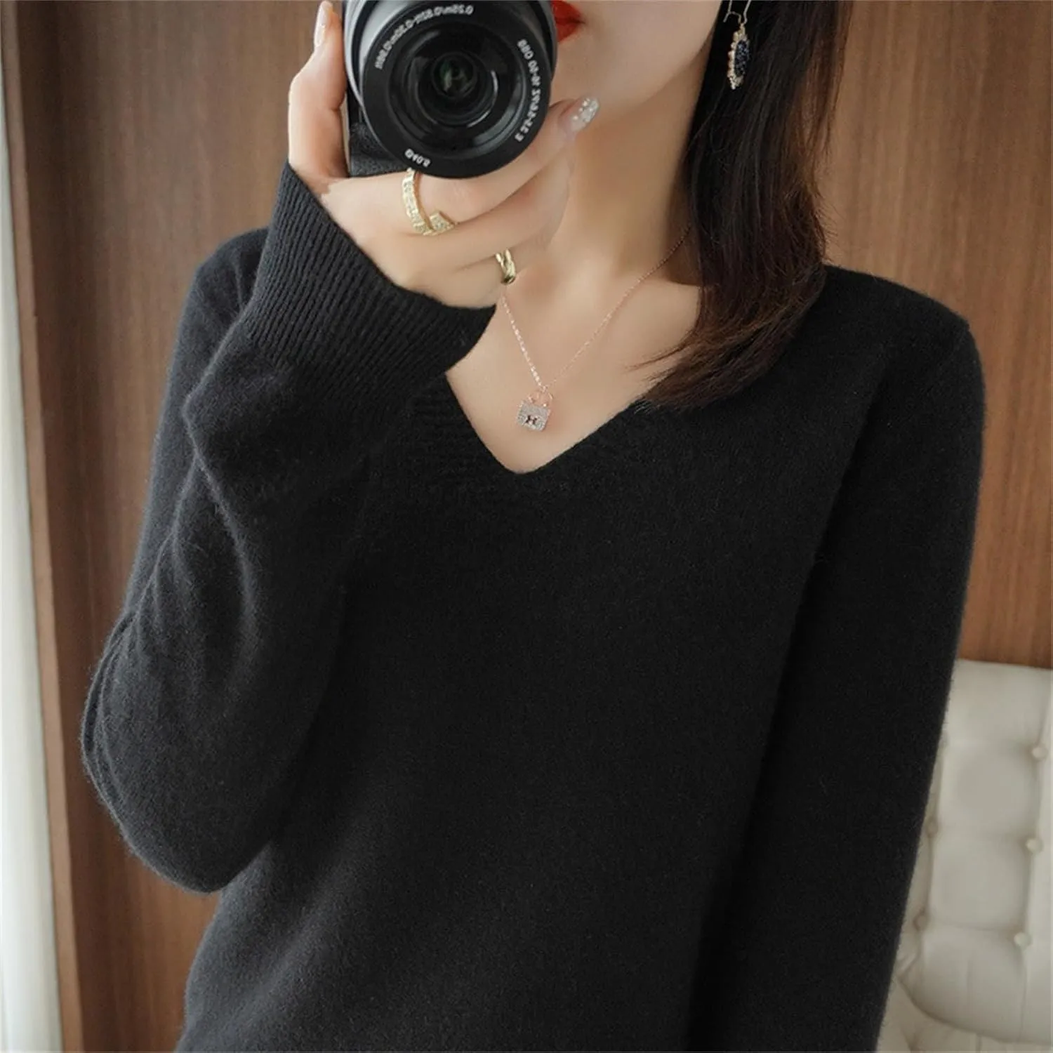 Womens Fashion 2024 Color Block Long Sleeve Sweater Knit Pullover Crewneck Hoodie Color Block Sweater Cotton