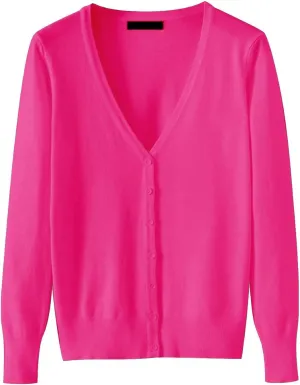 Women's Fashion Beach Kimonos Sleeve V Neck Soft Knit Sweater Women Cardigan 3/4 Sleeves Open Front Women's