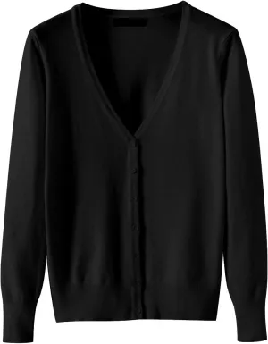 Women's Fashion Beach Kimonos Sleeve V Neck Soft Knit Sweater Women Cardigan 3/4 Sleeves Open Front Women's