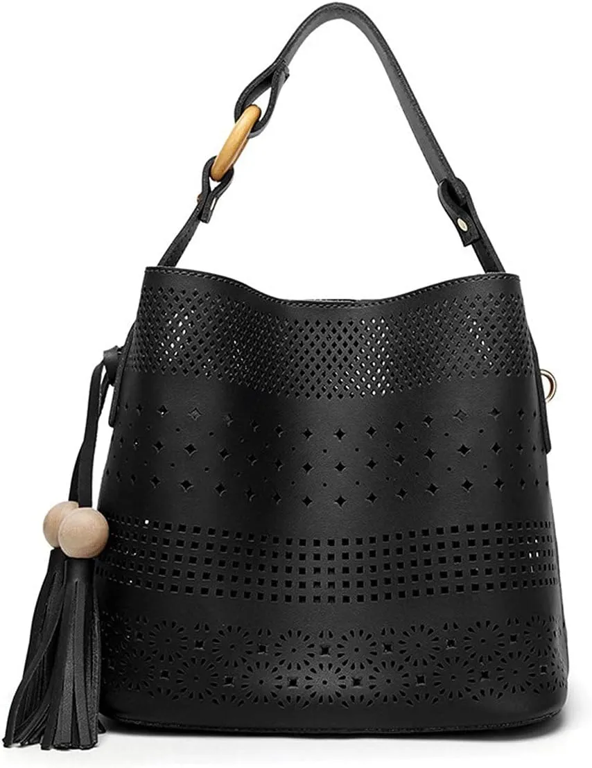 Women's Handbags Fashion Single Shoulder Bag Bag Handbag Women Bag Handbags Women Bags Satchel Handbag Tote Bag(Black)