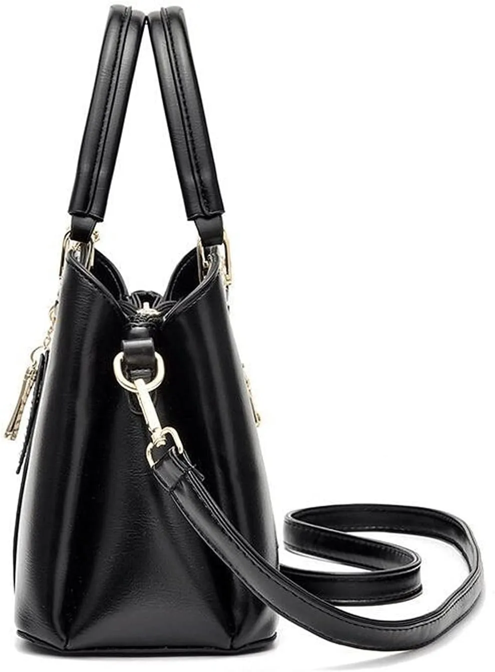 Women's Handbags Plaid Women Bags Fashion Metal Buckle Women Handbags Color Matching Shoulder Messenger Bag Lady Simple Style Hand Bags(Brown)